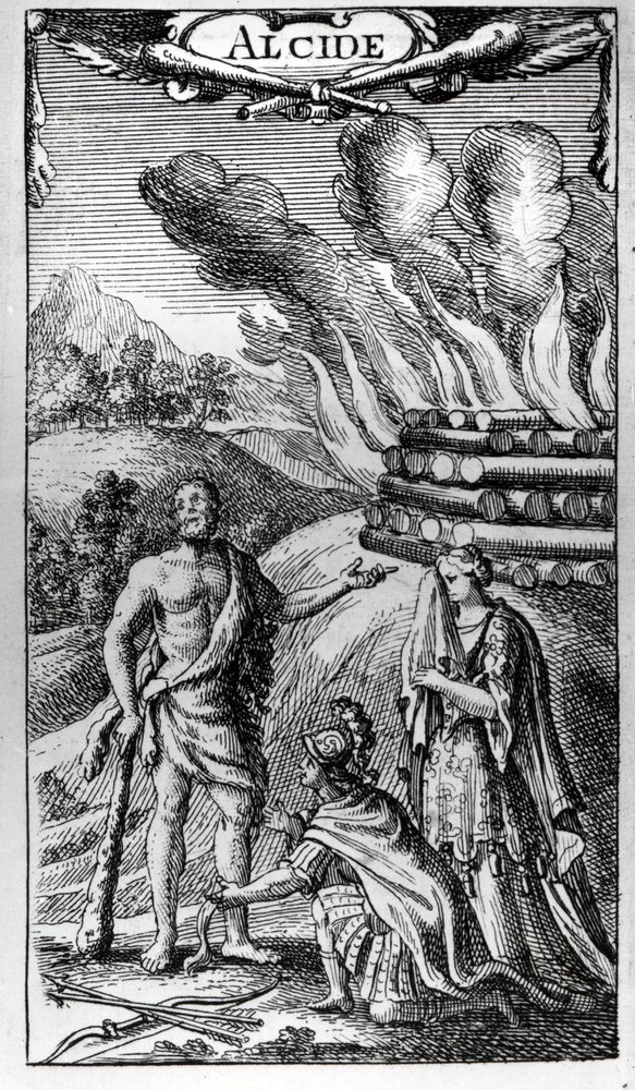 Etukuva teoksesta "ALCIDE tai Le Triomphe d