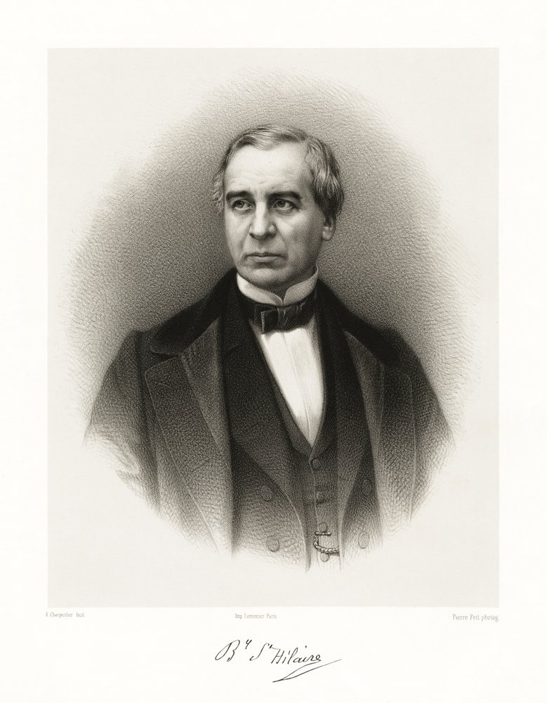 Jules Barthélemy-Saint-Hilaire, 1865-66 tekijältä Auguste Charpentier