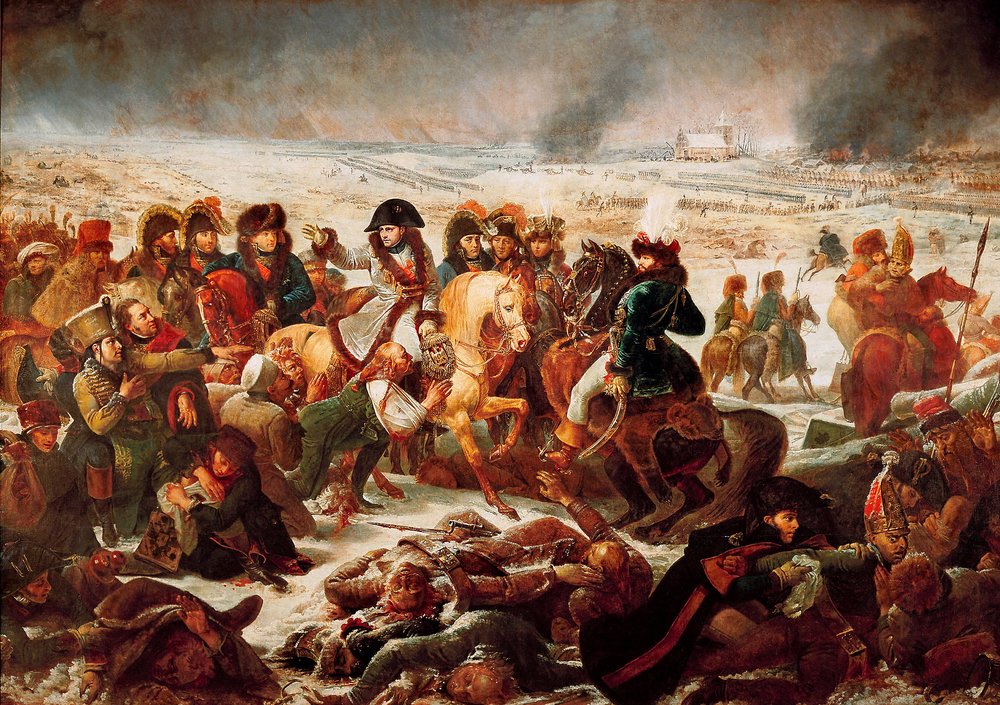 Napoleon I Eylaun taistelukentällä 9.2.1807. 1808 (öljy kankaalle) tekijältä Baron Antoine Jean Gros