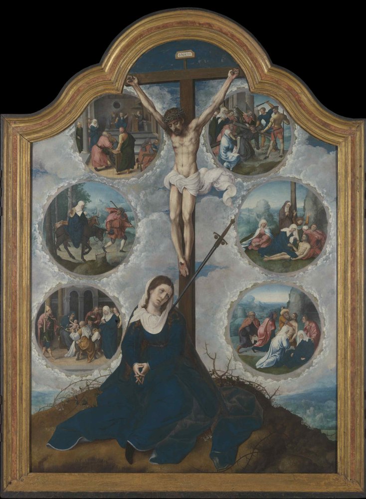 Seitsemän surun Neitsyt Maria, noin 1525-1528. tekijältä Bernard van Orley