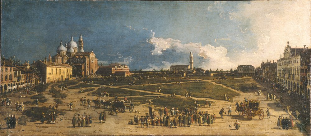 Prà della Valle Padovassa, 1740-luku tekijältä Giovanni Antonio Canal