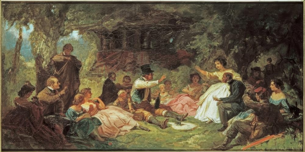 Eväsretki tekijältä Carl Spitzweg