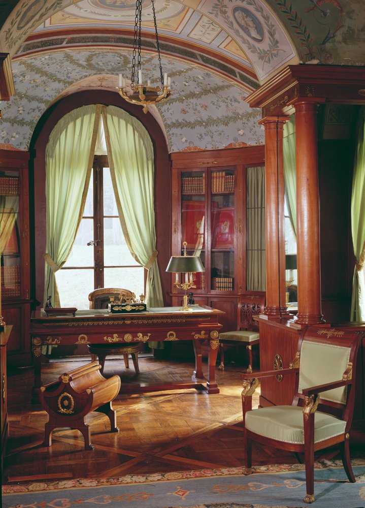 Napoleon Bonaparten työhuone, noin 1800 tekijältä Charles Percier