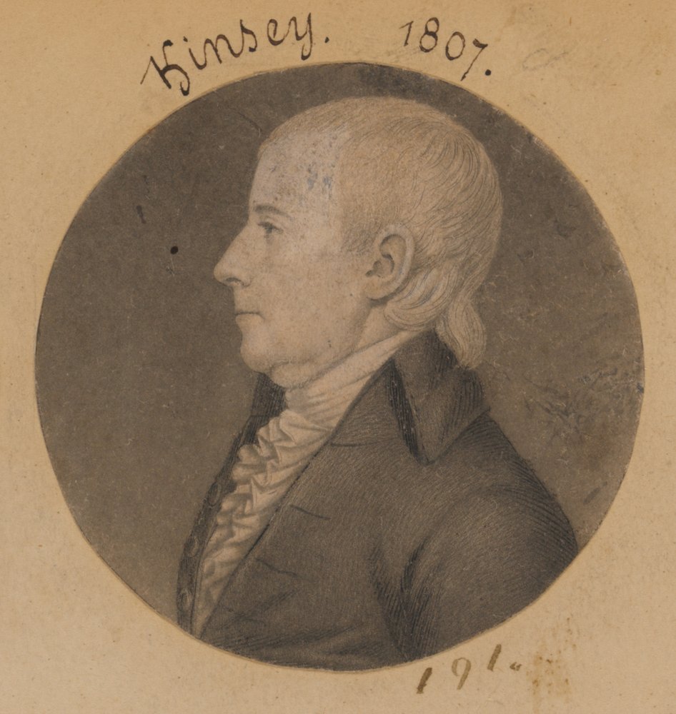 James Kinsey tekijältä Charles Balthazar Julien Févret de Saint-Mémin