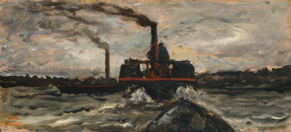 Jokivene tekijältä Charles Francois Daubigny