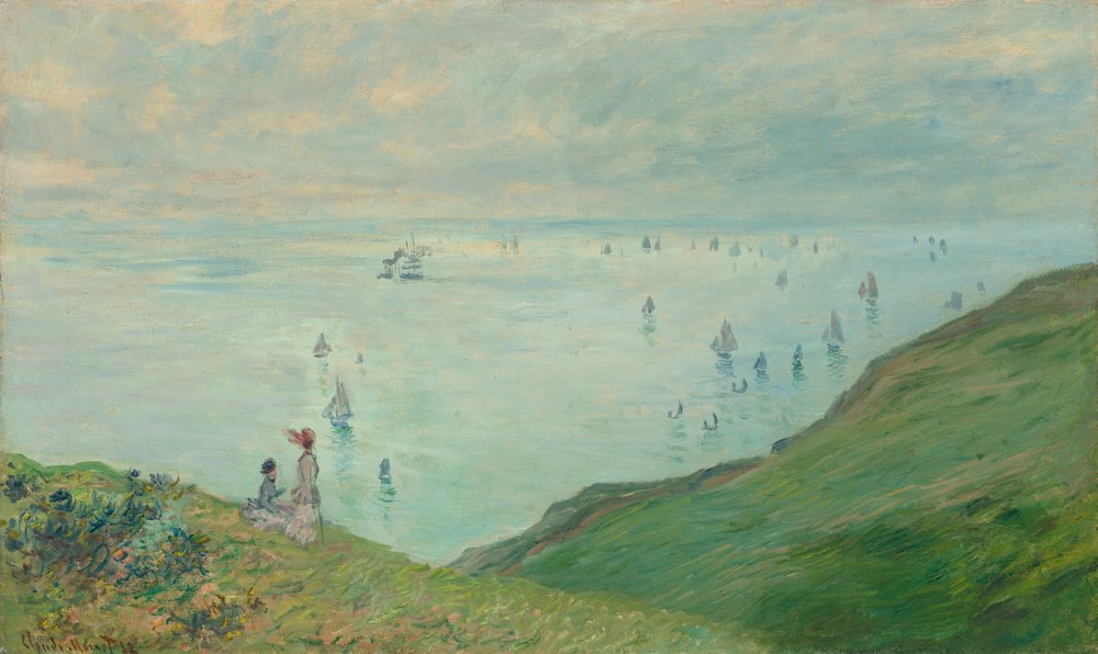 Kalliot Pourvillessä, 1882. tekijältä Claude Monet