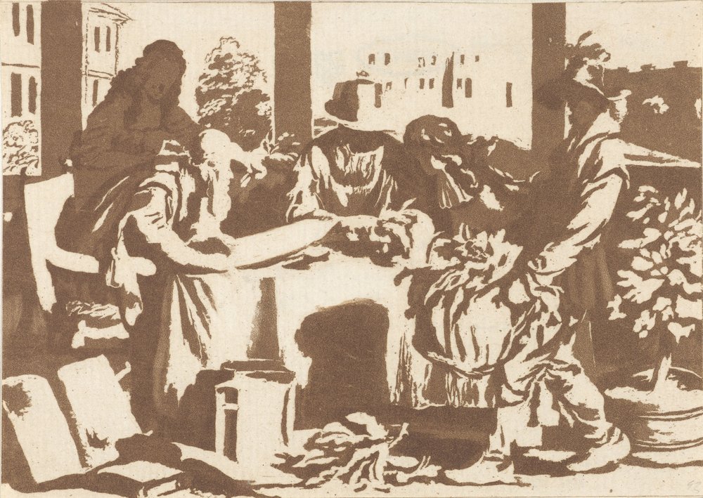 kasvitieteilijä tekijältä Cornelis Ploos van Amstel (signed by artist)