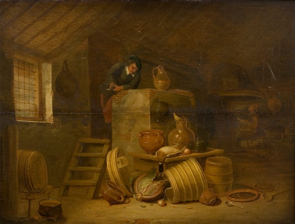 Keittiön sisustus tekijältä Cornelis Saftleven