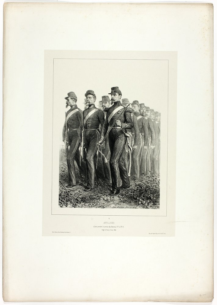 Tykistömiehet, Souvenirs of Italy: Rome Expedition tekijältä Denis-Auguste-Marie Raffet