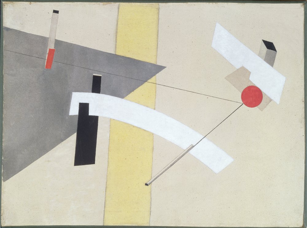 Proun 12 E, 1923 tekijältä Eliezer Markowich Lissitzky