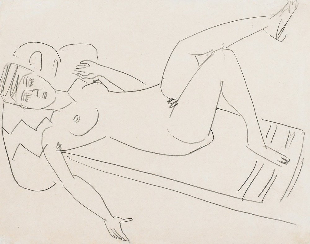 Legenda Mädchen tekijältä Ernst Ludwig Kirchner