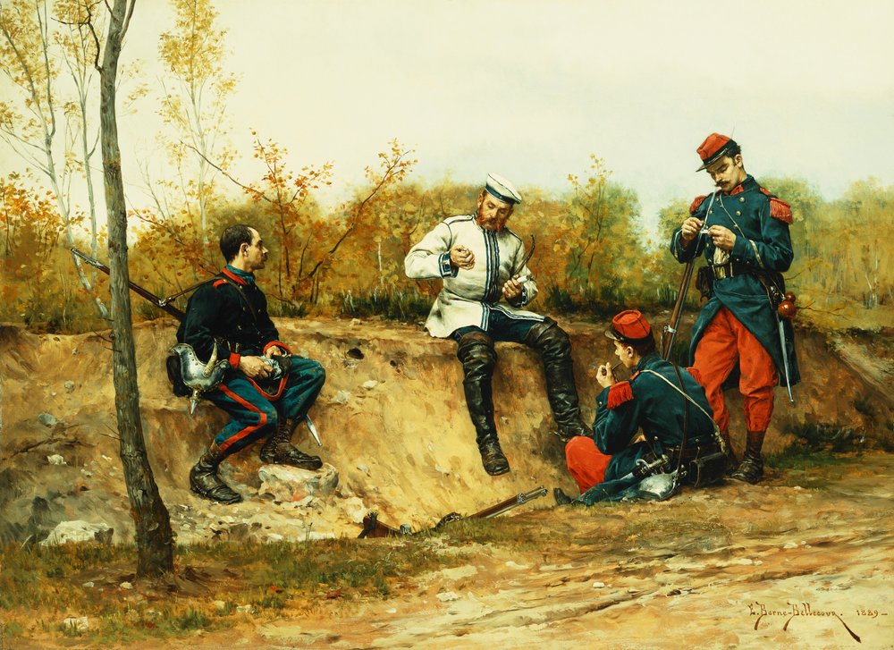 Vanki, 1889 tekijältä Etienne Prosper Berne-Bellecour