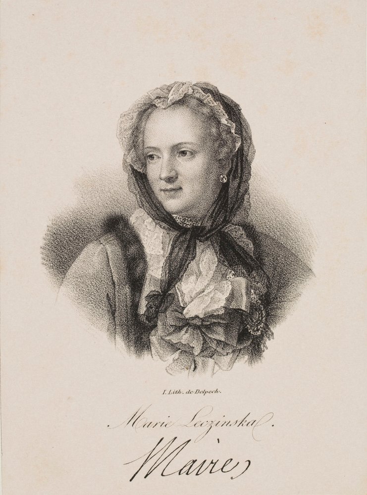 Maria Leszczyńskan muotokuva tekijältä Francois Seraphin Delpech