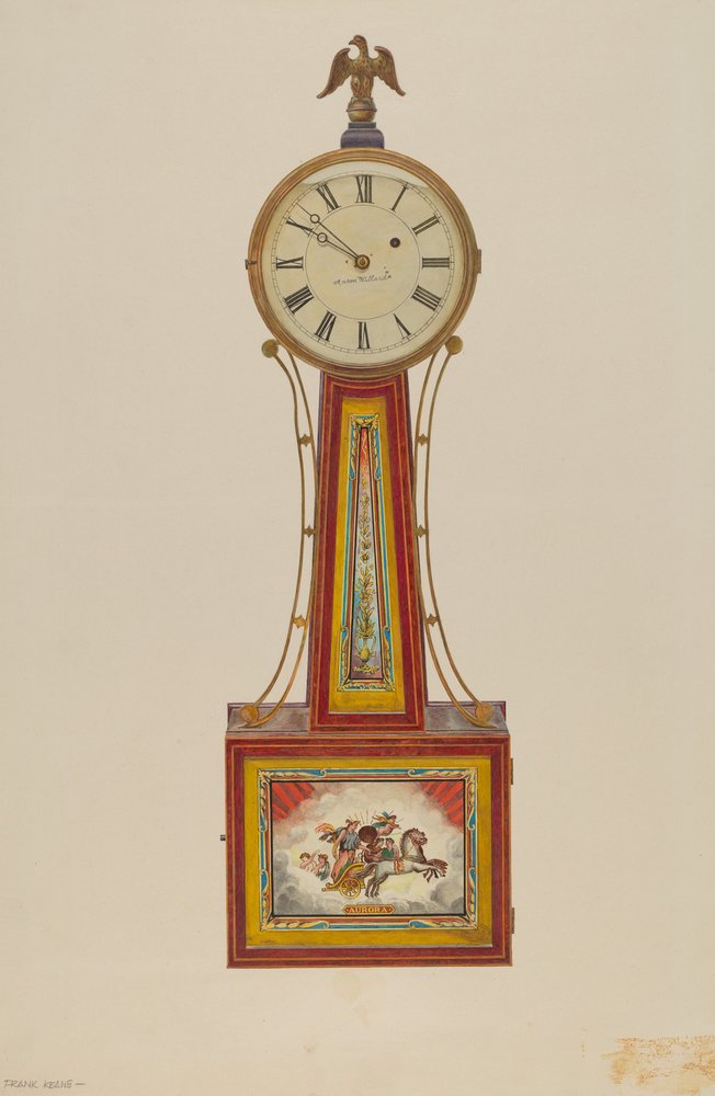 Banjo-kello, n.1939 (vesiväri) tekijältä Frank M. Keane