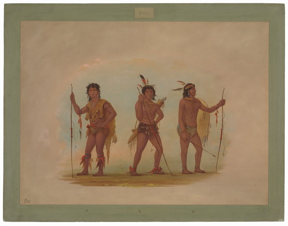Kolme Chaymas miestä tekijältä George Catlin