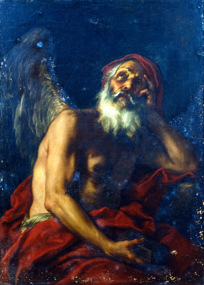 "Kronos", 1600-luku tekijältä Giacinto Brandi