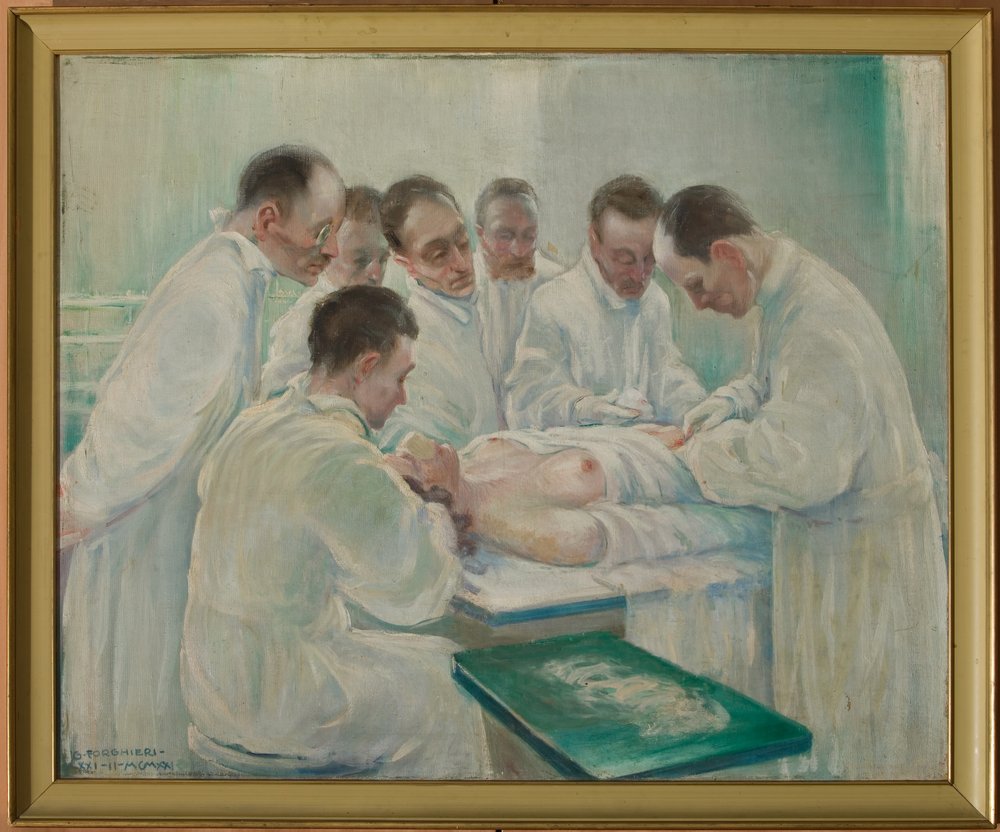 Leikkaus (öljy kankaalle) tekijältä Giovanni Forghieri