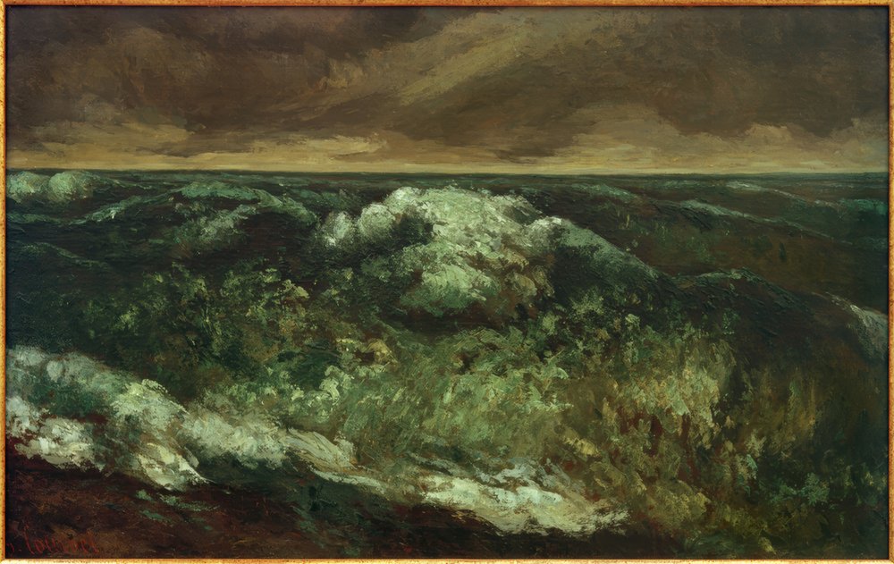 La Vague tekijältä Gustave Courbet