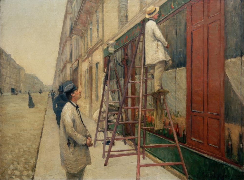 Rakennusmaalarit tekijältä Gustave Caillebotte