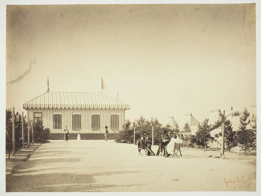 Nimetön [upseerit], 1857. tekijältä Gustave Le Gray