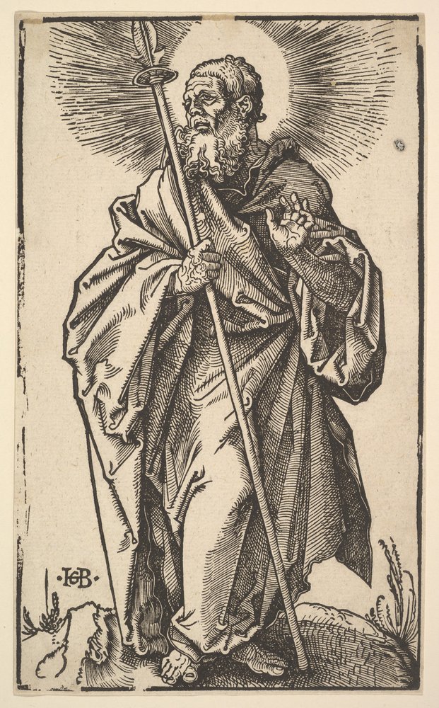 Pyhä Tuomas Kristuksesta ja apostoleista, 1519. tekijältä Hans Baldung