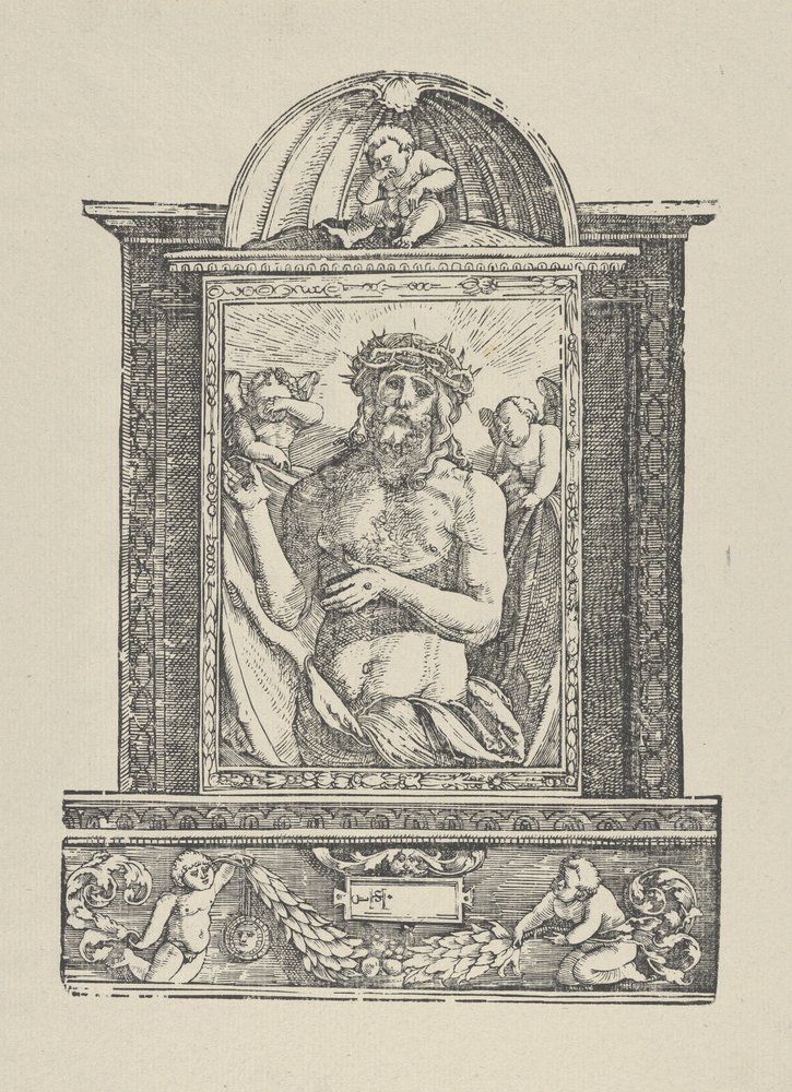 Ecce Homo Surun mies, 1922. tekijältä Hans Schäufelein the Elder