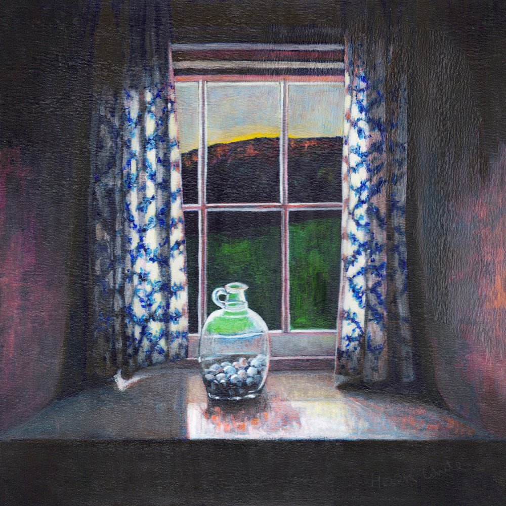 First Light of Morning, 2020 (akryyli laudalle) tekijältä Helen White