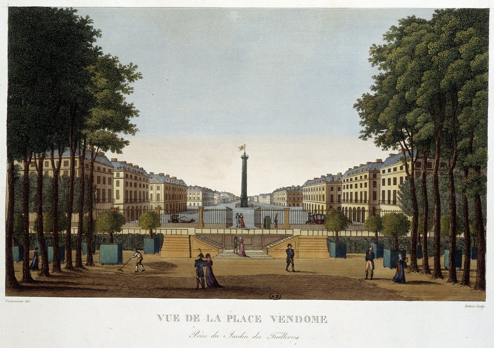 Place Vendôme, näkymä puutarhaan - Courvoisier