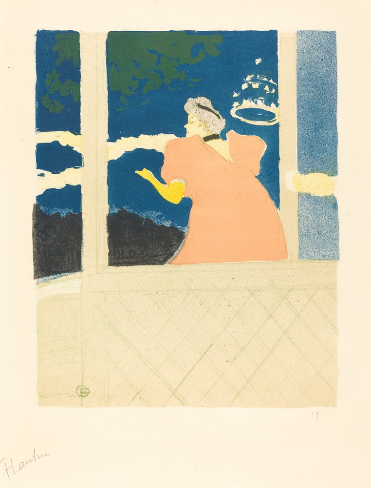 Suurlähettiläiden luona tekijältä Henri de Toulouse-Lautrec