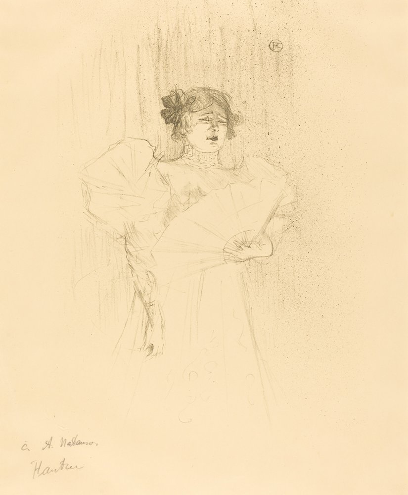 Luce Myres koko kasvot tekijältä Henri de Toulouse-Lautrec