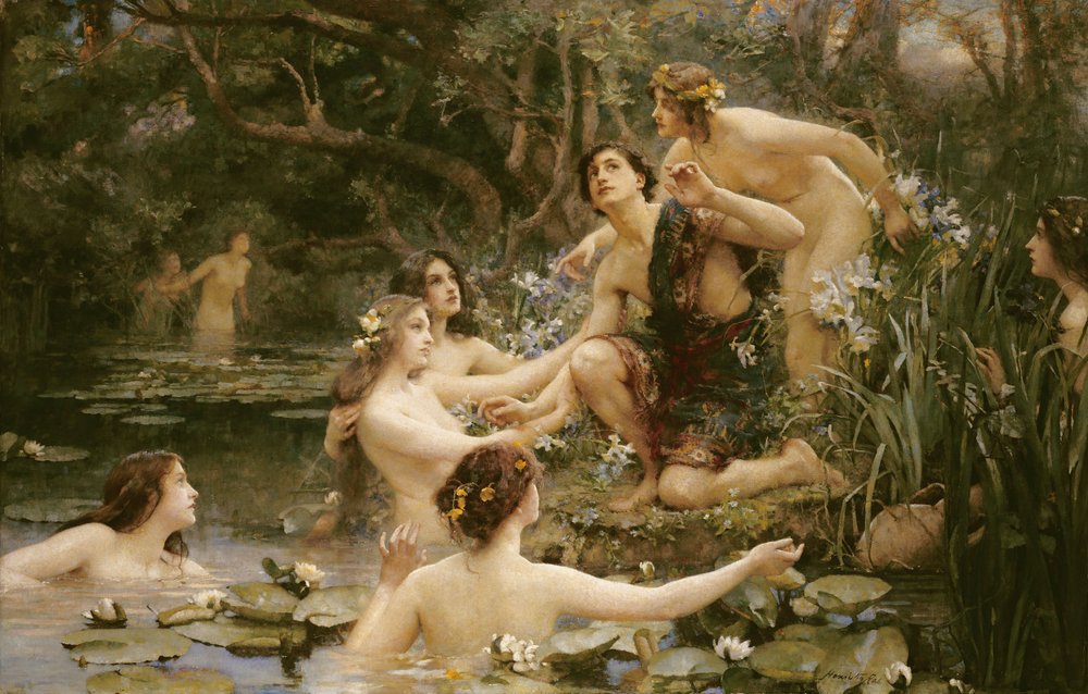Hylas ja vedenneidot tekijältä Henrietta Rae