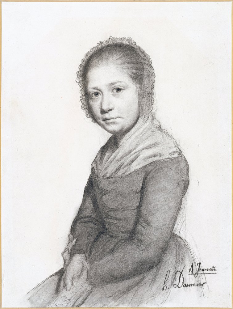 Tytön muotokuva (Jeannette) tekijältä Honoré Daumier