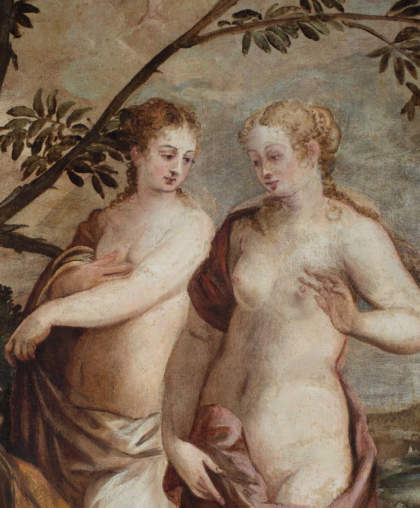 Pariisin yksityiskohdan tuomio. tekijältä Jacopo Robusti Tintoretto