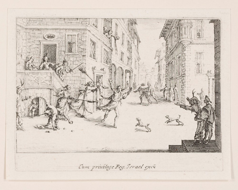 Tuhlaajapoika on vararikossa, sarjasta Tuhlaajapojan elämä tekijältä Jacques Callot
