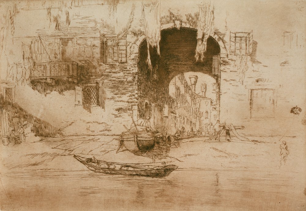 San Biagio, Venetsia, 1879-80 tekijältä James Abbott McNeill Whistler