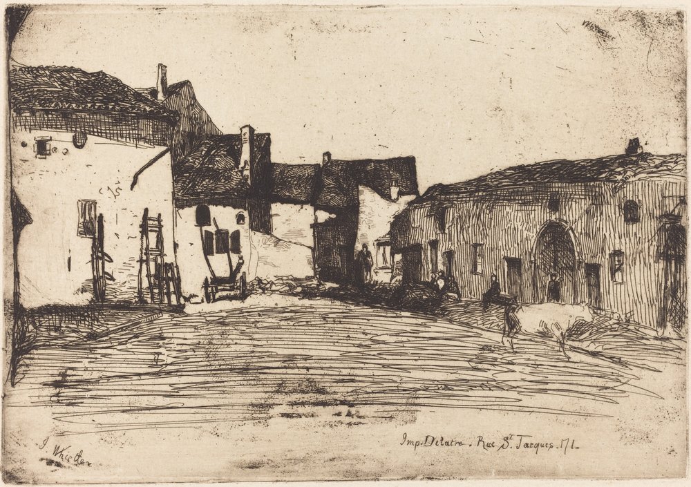 Liverdun, 1858. tekijältä James Abbott McNeill Whistler