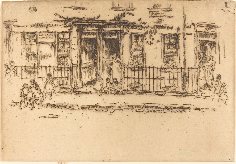 Justice Walk - Chelsea tekijältä James Abbott McNeill Whistler