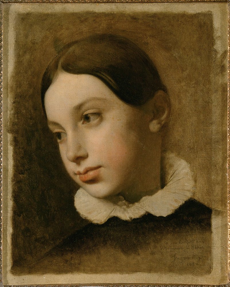 Muotokuva Isaure Leblancista, taidemaalarin ystävien, Firenzen herra ja rouva Leblancin tyttärestä. tekijältä Jean Auguste Dominique Ingres