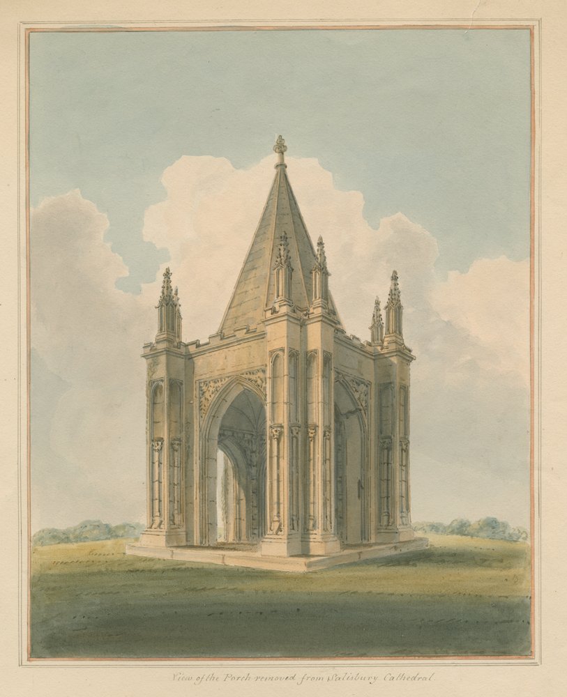 Wiltshire - Salisburyn katedraali - Kuisti, 1800 tekijältä John Buckler