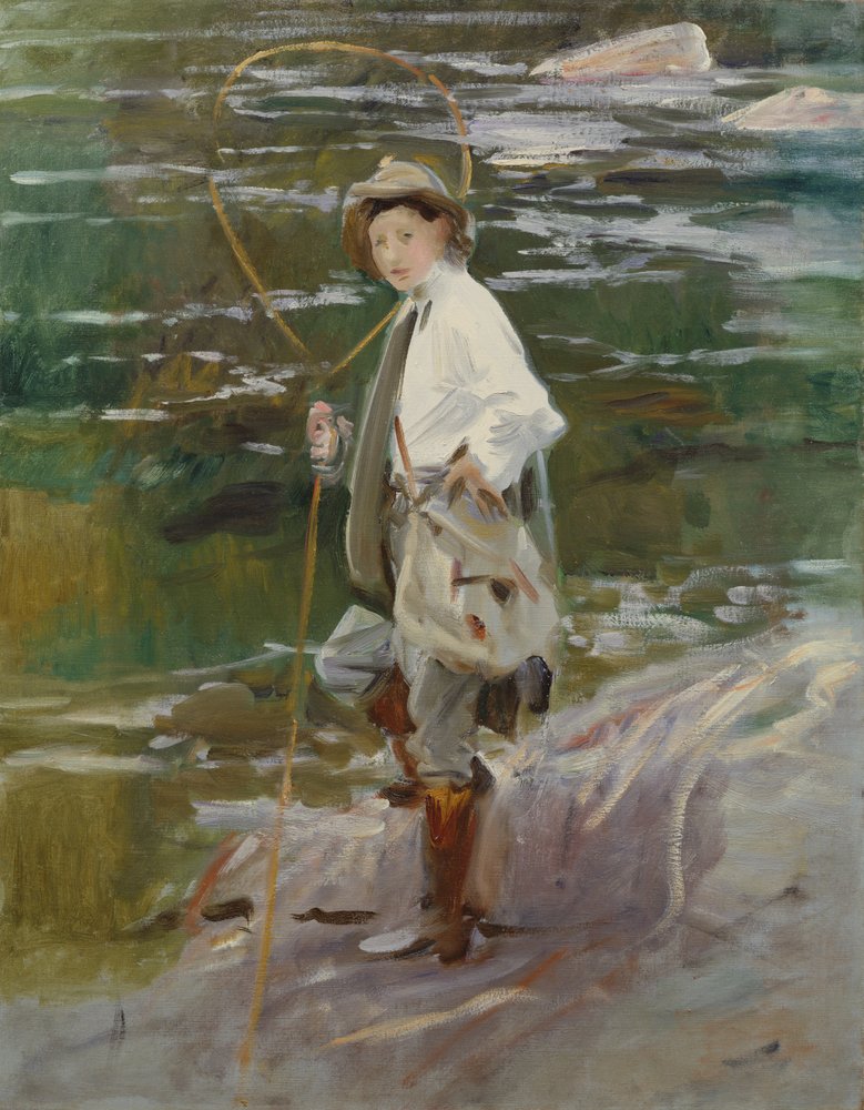 Nuori lohenkalastaja, 1901 tekijältä John Singer Sargent