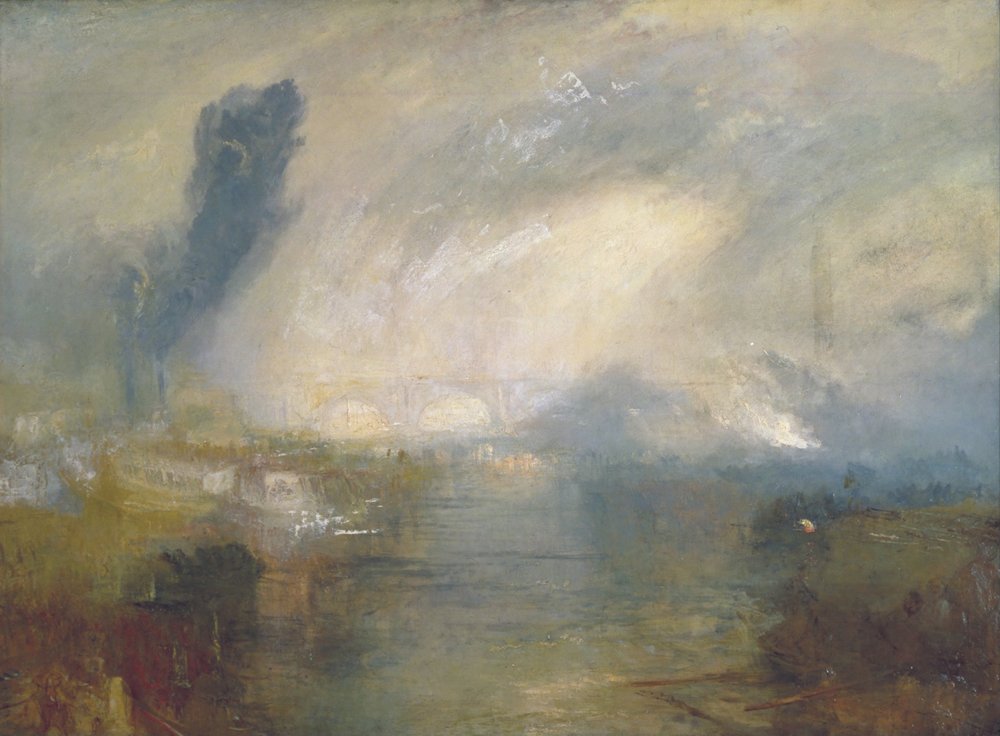 Thames Waterloon sillan yläpuolella tekijältä Joseph Mallord William Turner