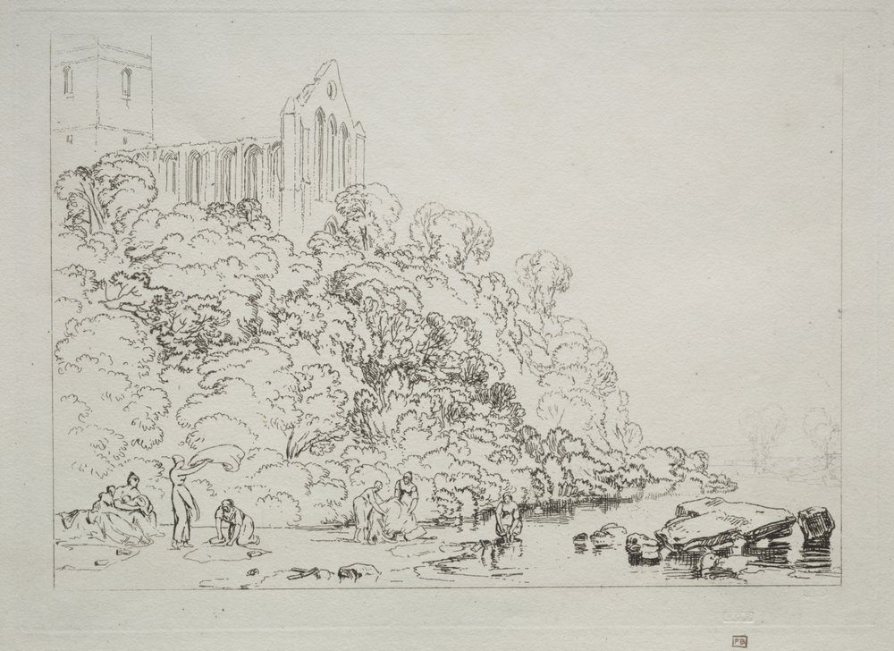 Tutkimuskirja: Dumblain Abbey, Skotlanti tekijältä Joseph Mallord William Turner