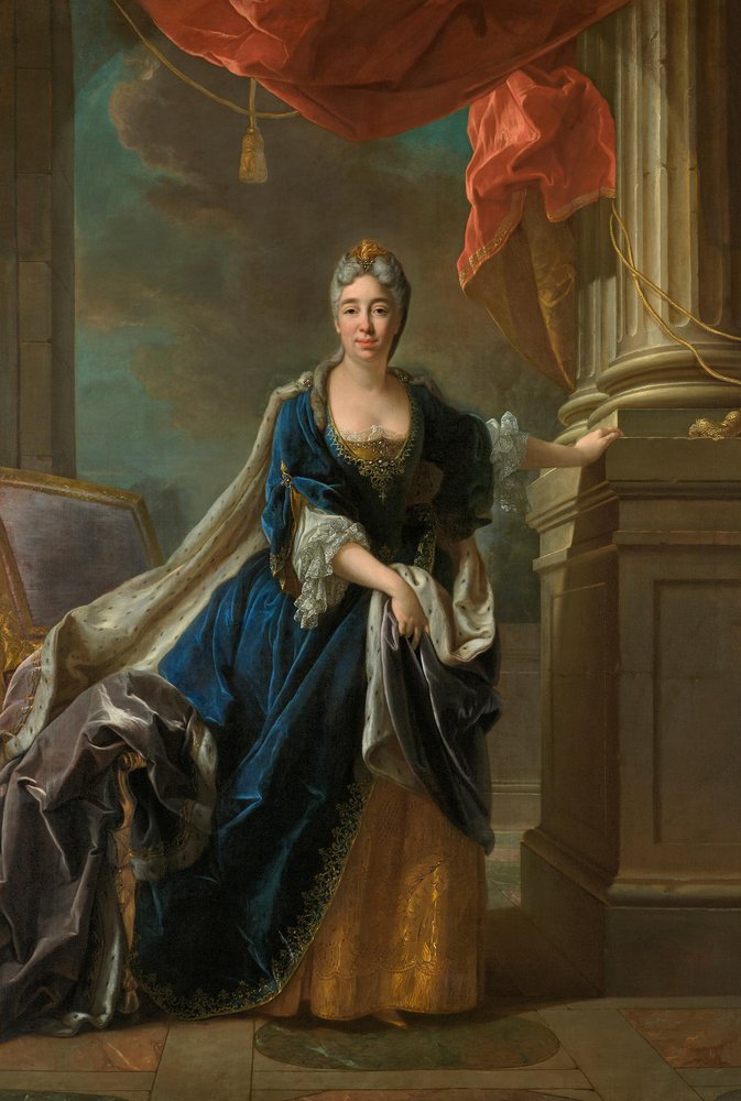 Baijerin Maria Anna Carolina (1693-1751) tekijältä Joseph Vivien