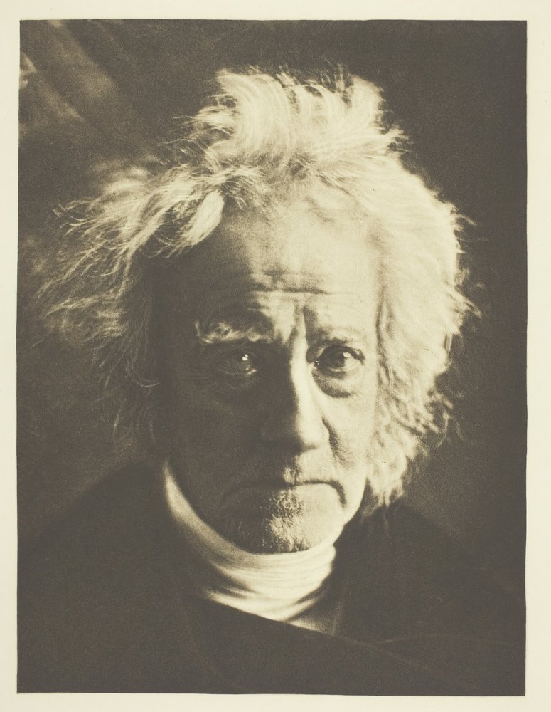 Sir John Herschel, 1867, painettu lokakuussa 1890. tekijältä Julia Margaret Cameron