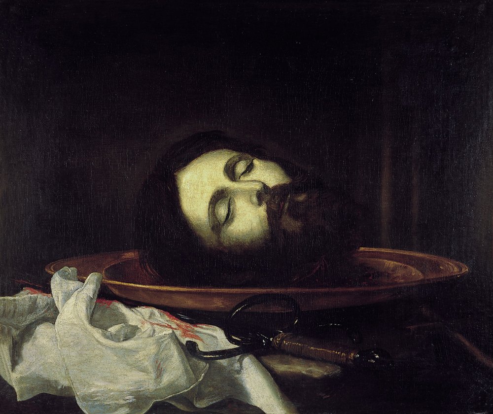 Cabeza de San Juan Bautista tekijältä Jusepe de Ribera