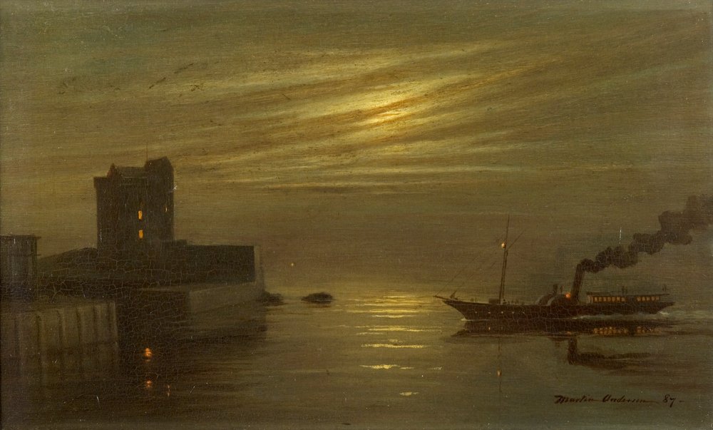 Broughty Castle - Moonlight Scene tekijältä Martin  Anderson