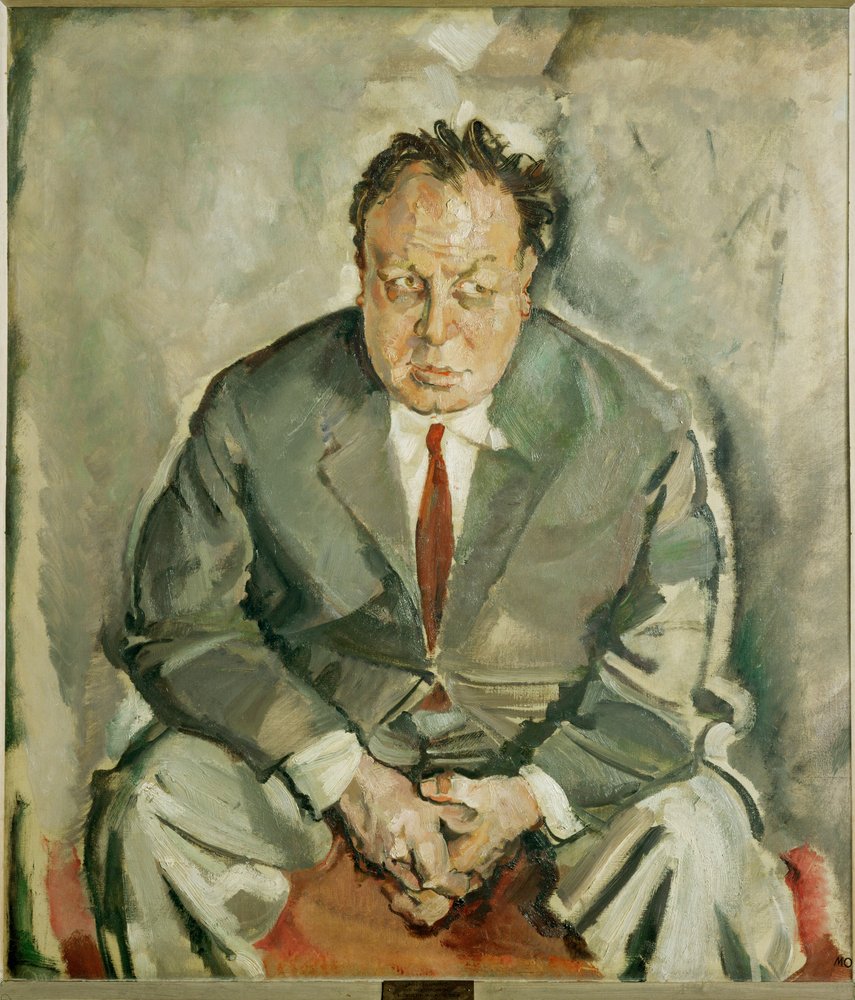 Näyttelijä Emil Jannings (maalaus kankaalle) tekijältä Max Oppenheimer