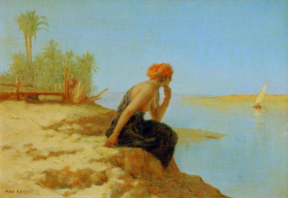 Ilta Niilillä Aswanin lähellä tekijältä Max Rabes