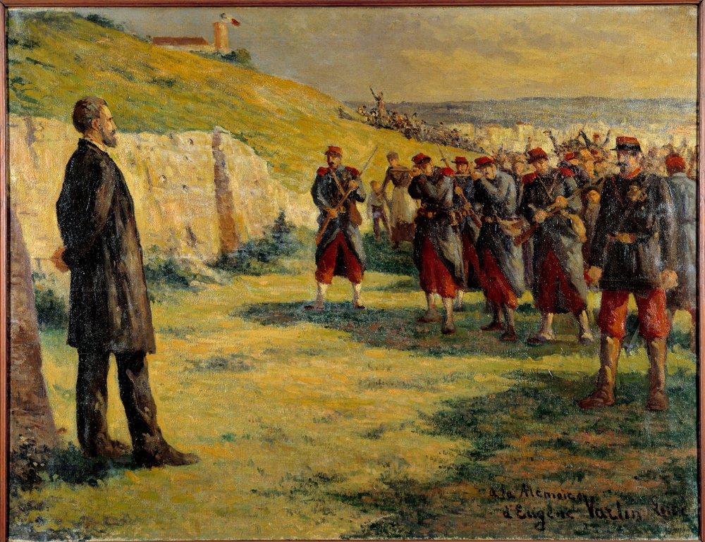 Pariisin kommuuni: Eugène Varlinin kuolema tekijältä Maximilien Luce