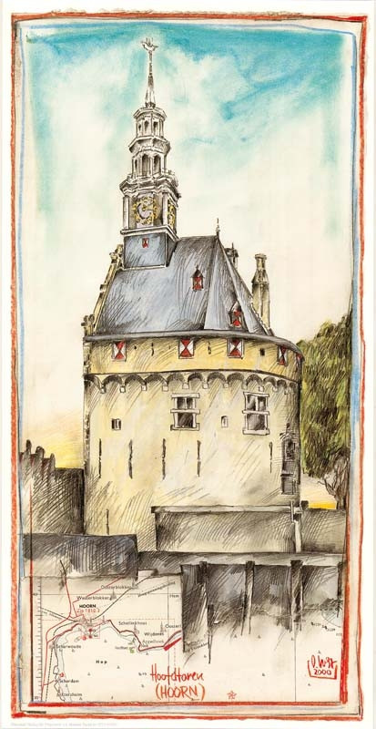 Hoofdtoren (Hoorn) / Alankomaat tekijältä Ole West
